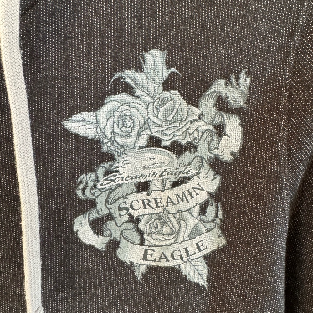 Harley Davidson Screaming Eagle Zip Jacket-Large - image 3